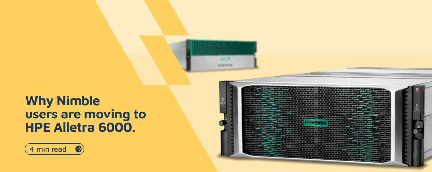 Why Nimble users are moving to HPE Alletra 6000.   